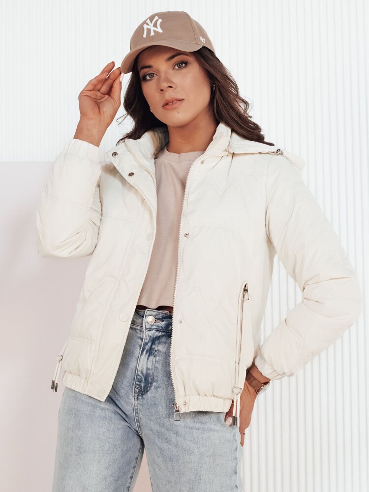 Kurtka damska pikowana ZERNI biała Dstreet TY4176-XL