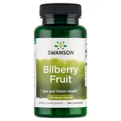 Wzrok i słuch - Swanson Bilberry Fruit 470 mg Kapsułki, 100 szt. - miniaturka - grafika 1
