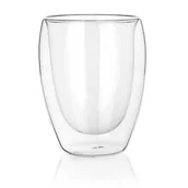 Szklanki - SZKLANKA TERMICZNA 300ml Z PODWÓJNĄ SCIANKĄ DO KAWY NAPOJÓW - miniaturka - grafika 1