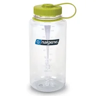 Shakery i bidony sportowe - Nalgene, Butelka, WM Clear with  Green Loop-Top Closure, 1 l - miniaturka - grafika 1
