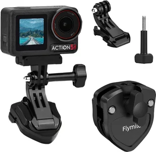 UNIWERSALNY UCHWYT MOCOWANIE ALUMINIOWE Z KLIPSEM 1/4" DO KAMER SPORTOWYCH GOPRO / DJI / NA SZYBĘ / DO MOTOCYKLA - Akcesoria do kamer sportowych - miniaturka - grafika 1