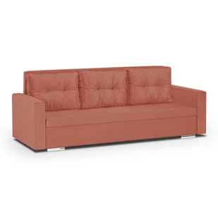 Kanapa sofa 3 os z funkcją spania FOLLER czerwona - Sofy i kanapy - miniaturka - grafika 1