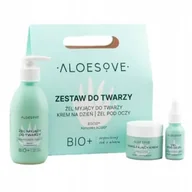Żele do mycia twarzy - ALOESOVE Zestaw do twarzy (żel myjący, 190ml + krem, 50ml + żel pod oczy, 15ml) - miniaturka - grafika 1