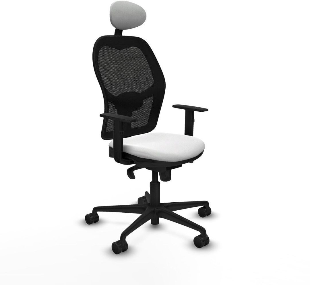 Krzesło Biurowe z Zagłówkiem Jorquera Piqueras y Crespo 1D036N1 Biały