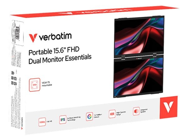 Verbatim Dual Monitor Essentials 15.6