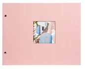 Albumy fotograficzne - Goldbuch 28822 balsamy śrubowe z wycięciem na zdjęcie, Bella Vista, 39 x 31 cm, album fotograficzny z 40 białymi stronami z pergaminu oddzielnymi arkuszami pergaminu, możliwość rozszerzenia albumu, fo - miniaturka - grafika 1