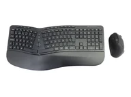 Zestawy myszka + klawiatura - Conceptronic ORAZIO02ES klawiatura Dołączona myszka RF Wireless QWERTY Hiszpański Czarny - miniaturka - grafika 1