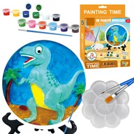 Zabawki interaktywne dla dzieci - Figurka Gipsowa Do Malowania Dinozaur Artysta Zestaw Artystyczny Farbki - miniaturka - grafika 1