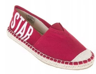 Espadryle Bigstar Czerwone DD274A180 – Wygodne i modne buty damskie R38 - Espadryle damskie - miniaturka - grafika 1