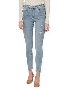 VERO MODA Jeansy damskie o kroju skinny Fit VMSOPHIA High Waist, niebieski, L - Spodnie damskie - miniaturka - grafika 1