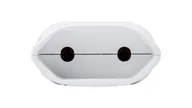 Gniazdka elektryczne - LEDart 1-krotne bez uziemienia płaskie GP-121 Schneider Electric Typ gniazda: 2P/II Napięcie 250V, obciążenie 2,5A GP12101 - miniaturka - grafika 1