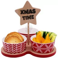 Miski i półmiski - Zestaw misek do podawania Xmas time, 3 szt. - miniaturka - grafika 1