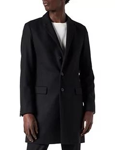 HUGO Płaszcz męski, czarny (Black1), 56 - Płaszcze męskie - miniaturka - grafika 1