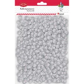 Pozostałe akcesoria dla plastyków - Hasta Ozdoba dekoracyjna Kulki Styropian Brok Sreb 20g Pbh - miniaturka - grafika 1