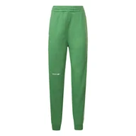 Spodnie damskie - Damskie Spodnie REEBOK RIE FT JOGGER HT6268 – Zielony - miniaturka - grafika 1