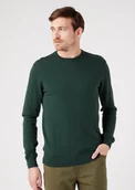 Swetry męskie - Wrangler Crewneck Knit Męski Sweter Klasyczny Sycamore W8A02Pg49-2Xl - miniaturka - grafika 1