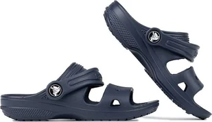 Crocs Sandały dla dzieci Crocs Classic Kids Sandals T granatowe 207537 410 20-21 - Buty dla dziewczynek - miniaturka - grafika 1