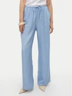 Spodnie damskie - Vero Moda Spodnie materiałowe Melaney 10316385 Niebieski Loose Fit - miniaturka - grafika 1
