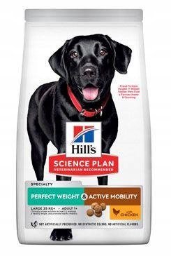 Hill's Science Plan Adult Perfect Weight & Active Mobility Large, kurczak - 12 kg