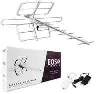 Anteny TV - Antena DVB-T/T2 Spacetronik EOS L Combo White (aktywna) - miniaturka - grafika 1