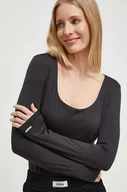 Body - Guess body damskie kolor czarny - miniaturka - grafika 1