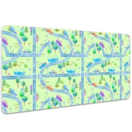 Podkładki na biurko - Ochronna mata na biurko Auta dla dzieci 100x50 cm, Dywanomat - miniaturka - grafika 1