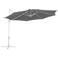 Parasole ogrodowe - Parasol Ogrodowy ⌀ 295 Cm Ciemnoszary Z Białym Savona Ii - miniaturka - grafika 1