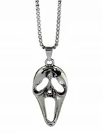 Wisiorki - Naszyjnik wisiorek Maska Z Filmu Krzyk Scream Film Duch prezent Y2K - miniaturka - grafika 1