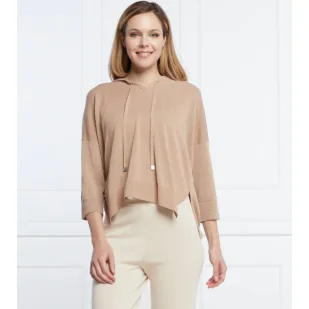 Peserico Lniana bluza | Relaxed fit - Bluzy damskie - miniaturka - grafika 1