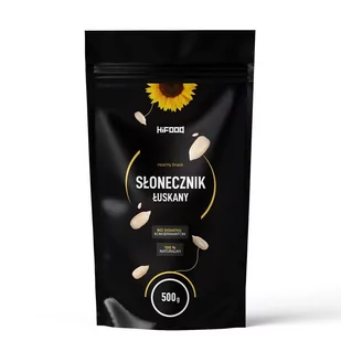 SŁONECZNIK ŁUSKANY 1kg HiFOOD PREMIUM - Ziarna i nasiona roślin strączkowych - miniaturka - grafika 1