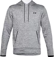 Koszulki męskie - Under Armour Męska koszulka męska z polaru Twist Szary Szary / czarny (014) XS 1357086 - miniaturka - grafika 1