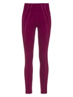 Spodnie sportowe damskie - Nike Legginsy sportowe w kolorze bordowym - miniaturka - grafika 1