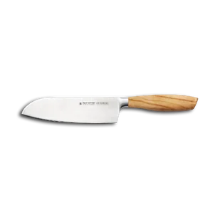 Zepter nóż Felix Solingen OLIVE WOOD - nóż Santoku, długość ostrza 16 cm - Noże kuchenne - miniaturka - grafika 1