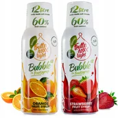 Syropy i koncentraty owocowe - Zestaw 2 koncentratów FruttaMax Pomarańcza Truskawka Light - miniaturka - grafika 1