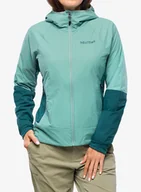 Kurtki damskie - Kurtka hybrydowa damska Marmot Novus LT Hybrid Hoody - blue agave/dark jungle - miniaturka - grafika 1