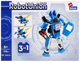 Klocki konstrukcyjne Robot 105 elementów ALLEBLOX - Klocki - miniaturka - grafika 1