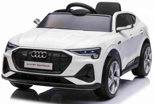 Mamido Auto Na Akumulator Audi E-Tron Sportback Eva Koła 4X4 Biały - Pojazdy elektryczne dla dzieci - miniaturka - grafika 1
