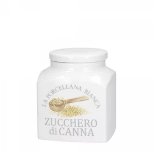 Pojemnik Na Cukier Trzcinowy 1.1 litr Conserva La Porcellana Bianca - Pojemniki kuchenne - miniaturka - grafika 1