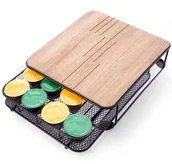 Akcesoria i części do ekspresów do kawy - ORGANIZER NA KAPSUŁKI PODSTAWKA POD EKSPRES 811259 NESPRESSO DOLCE GUSTO - miniaturka - grafika 1