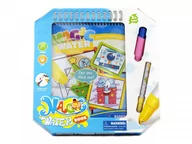 Kolorowanki, wyklejanki - ZESTAW DUŻA WODNA KOLOROWANKA KSIĄŻECZKA + PISAK - miniaturka - grafika 1