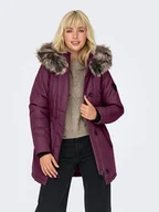 Kurtki damskie - ONLY Parka w kolorze fioletowym - miniaturka - grafika 1
