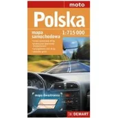Atlasy i mapy - Demart Polska 1:715 000 mapa samochodowa - Demart - miniaturka - grafika 1