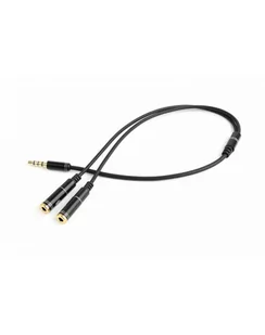 Gembird Adapter audio mikrofon 3.5mm minijack, 4PIN, 0.2m - Adaptery i przejściówki - miniaturka - grafika 4