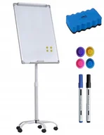 Tablice i flipcharty - Flipchart Magnetyczny Mobilny 70X100 - miniaturka - grafika 1