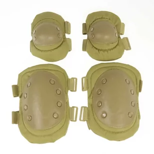 Ochraniacze Taktyczne Nakolanniki i Nałokietniki - Elbow Knee Protectors - Coyote - Ochraniacze - miniaturka - grafika 1