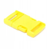 Pasmanteria - Klamry plastikowe 10 sztuk 30 mm ŻÓŁTE - miniaturka - grafika 1