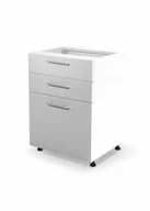 Szafki kuchenne - VENTO Halmar D3S-60/82 szafka dolna z szufladami, mechanizm Hettich front: biały  - miniaturka - grafika 1