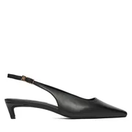 Czółenka - Czółenka Tommy Hilfiger Th Buckle Slingback Low Pump FW0FW09009 Czarny - miniaturka - grafika 1