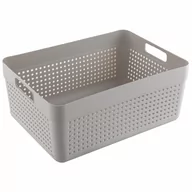 Pojemniki łazienkowe - Koszyk organizer plastikowy 10l lt (32,5 x 23,5 x 14 cm)-bg-641 kod: 40P-KOS-BG/641 + Sprawdź na SuperWnetrze.pl - NATYCHMIASTOWA WYSYŁKA !! - miniaturka - grafika 1