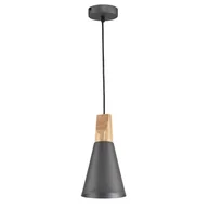 Lampy sufitowe - Lampa wisząca Bicones szaro-jasne drewno 1xE27x60W wym: 142 x 14 x 14 cm metal Maytoni - miniaturka - grafika 1